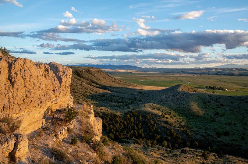 Madison Buffalo Jump State Park, Montana, USA